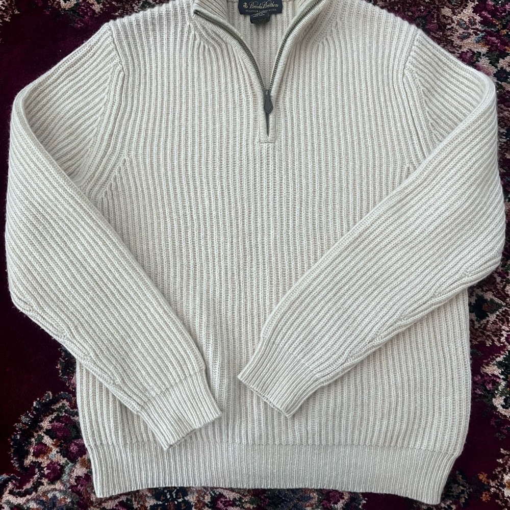 Brooks Brothers Lambswool 1/4 Zip